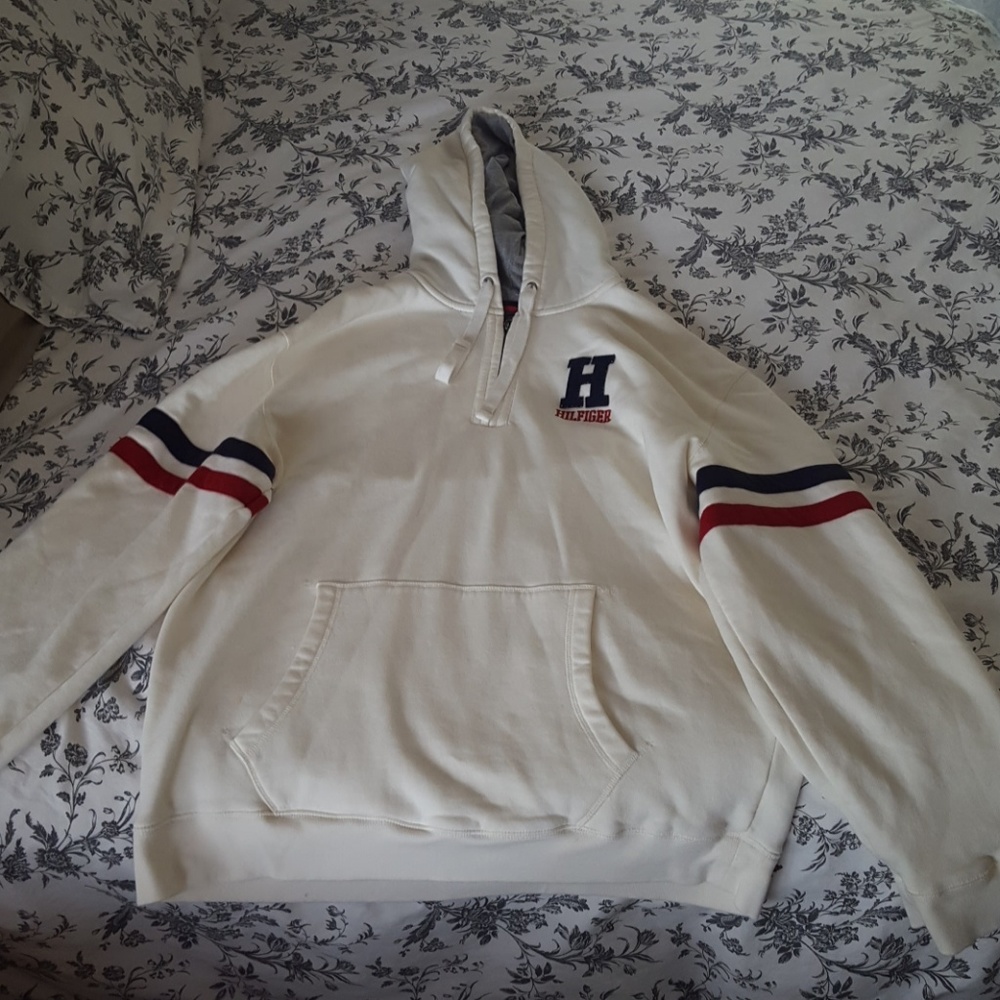 2xl Tommy Hilfiger white hoodie